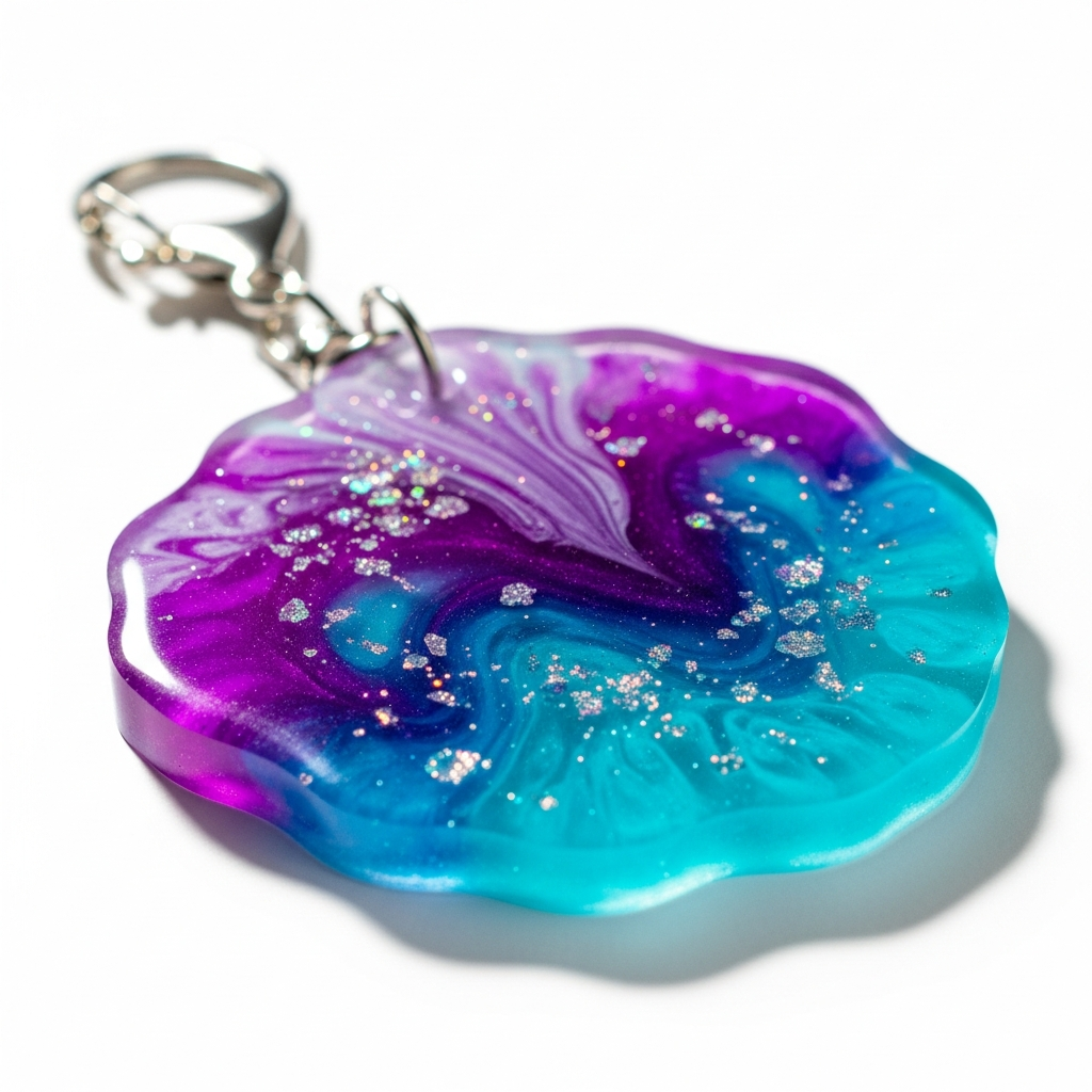 Chaveiros de resina artesanais